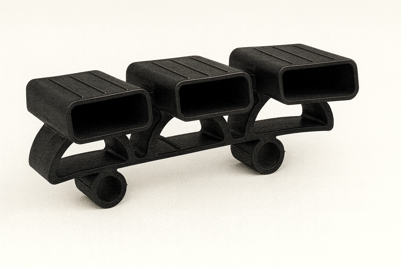 Driedubbele lattenhouder met insteekbevestiging – voor 25 x 8 mm latten