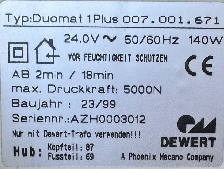 Duomat 1 Plus