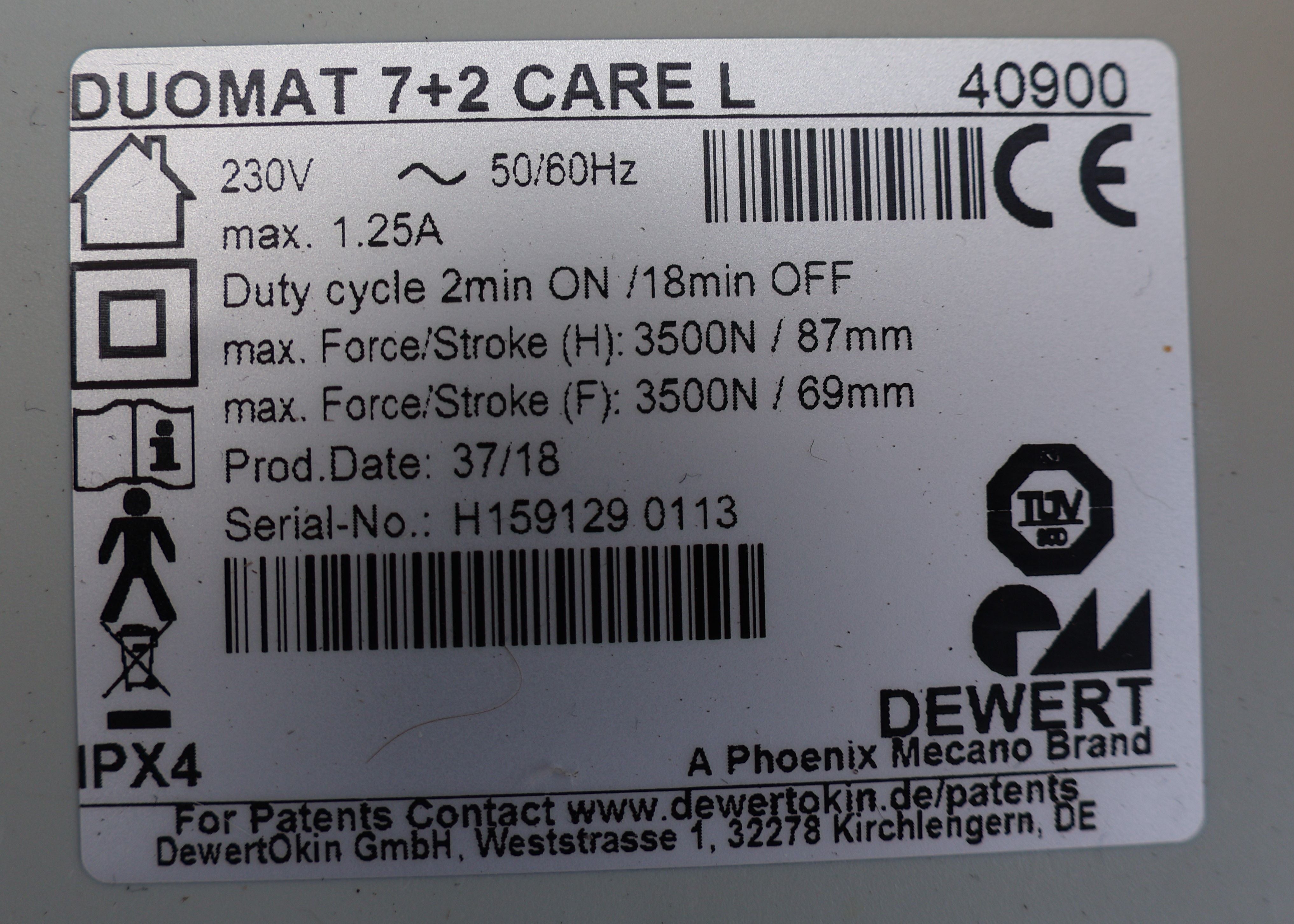 Duomat 7+2 Care L 40900