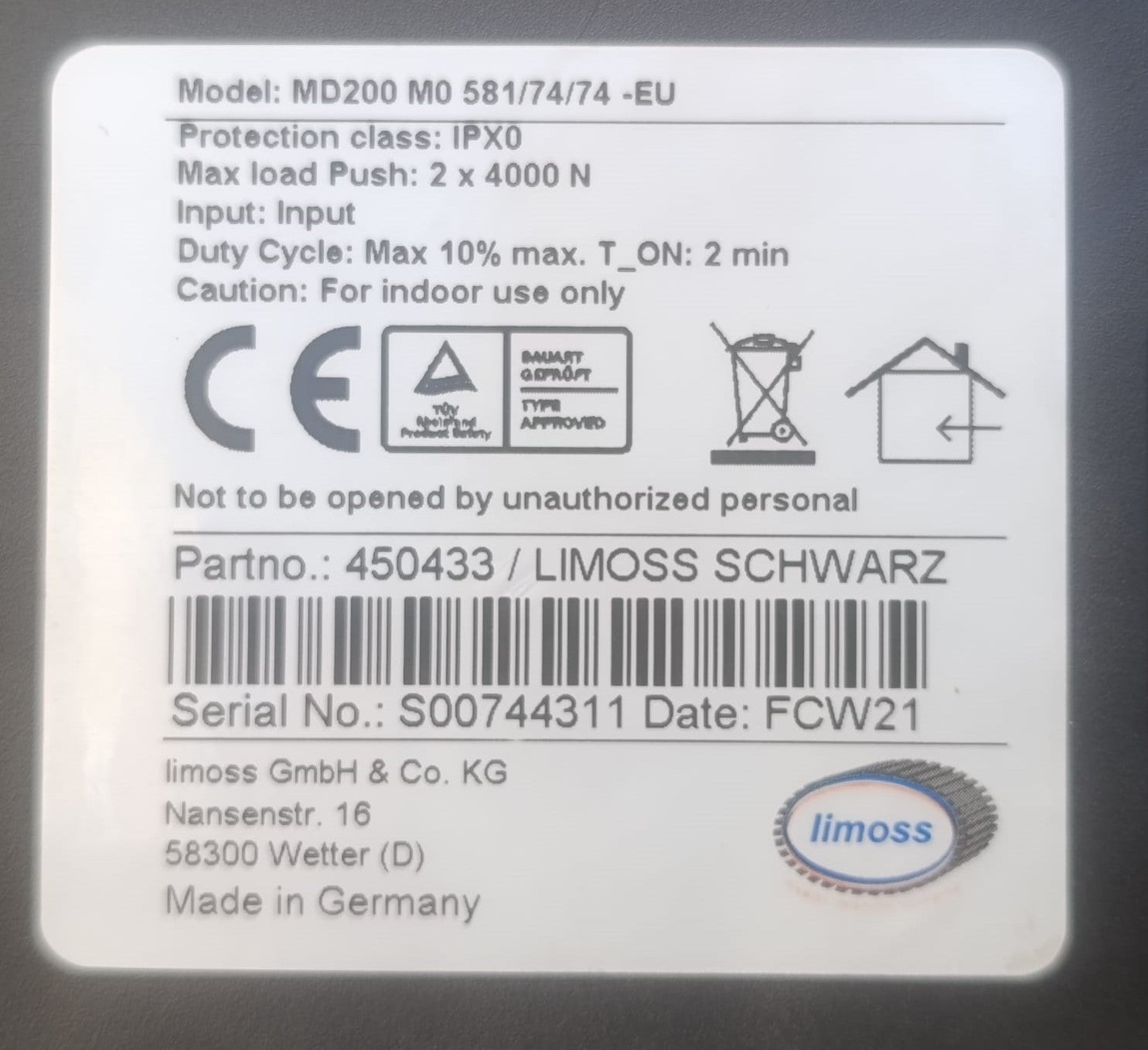 Limoss MD200