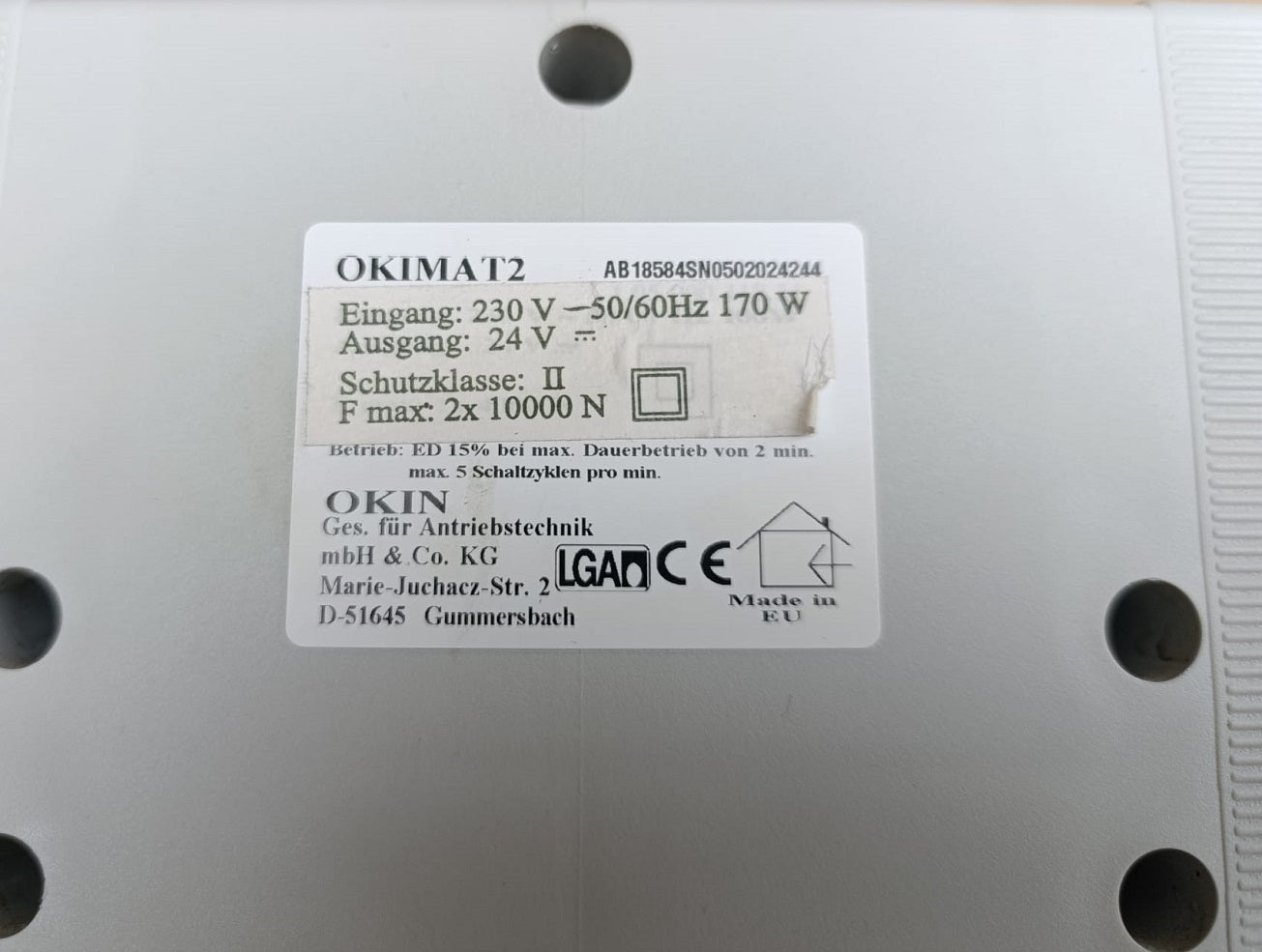 Okimat 2 Motor 1.05.000.418.21