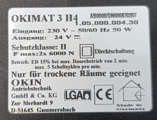 Okimat 3 H4 motor