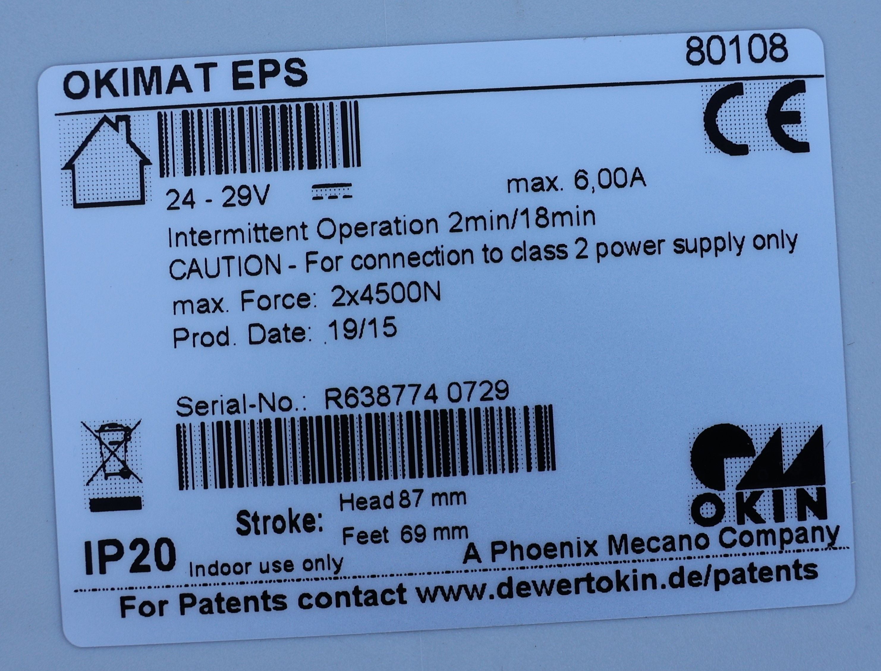 Okimat EPS 80108