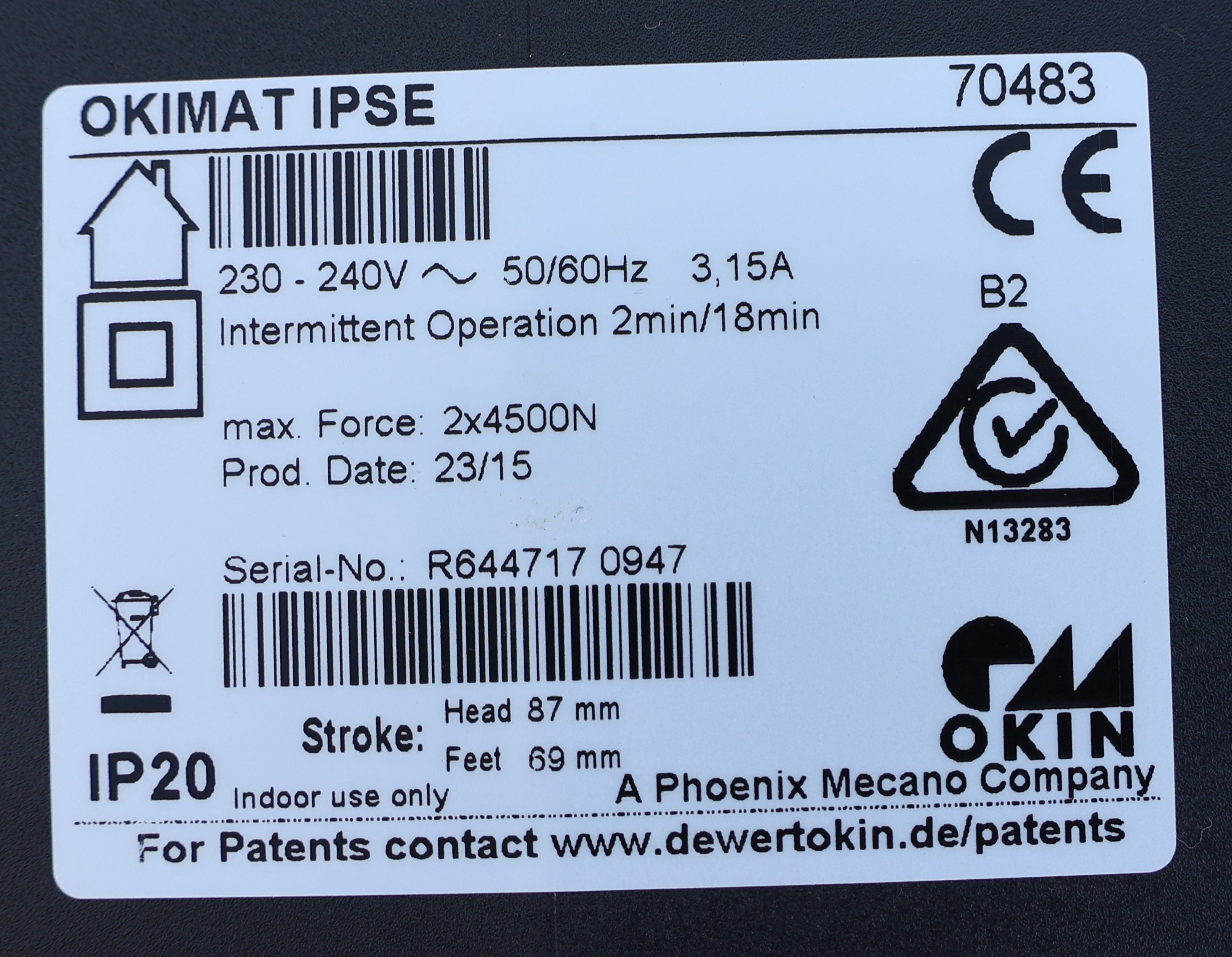 Okimat IPSE 70483
