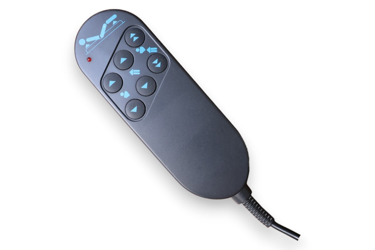 Okin afstandsbediening zwart met blauw
